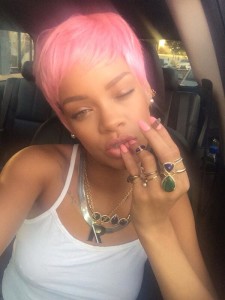 Rihanna's Pink Hair
